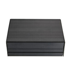 Корпус алюминиевый 100*76*35MM aluminum case BLACK