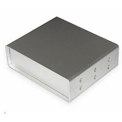 Корпус алюминиевый 50*155*130мм KH-195-1 (AL-1) Silver