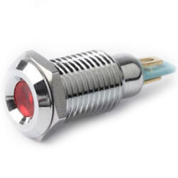 Индикатор антивандальный 10F-D-12VB indicator light Blue LED