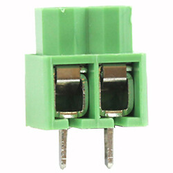 Клеммник винтовой WJ166-5.0-02P-140-00A Зеленый