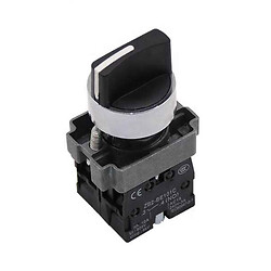 Переключатель щитовой XB2-BD33 2NO 10A ON-OFF-ON Черный