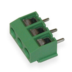 Клемник гвинтовий DC126v-5.0-03p Зелений