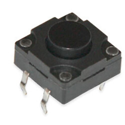 Кнопка тактова вологозахищена WH12-H10mm IP67