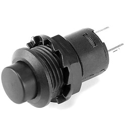 Кнопка DS-425B без фиксации OFF-(ON) черная