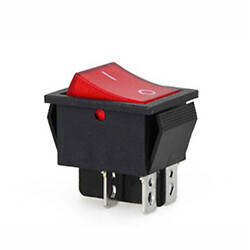 Перемикач клавішний KCD2-201N ON-OFF 4pin RED