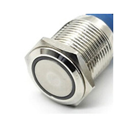 Кнопка антивандальная LAS1-19F-11EL Зеленая подсв 12-24V AC/DC rev.3