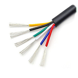Кабель сигнальный UL2464 6х26AWG (7*0.16) ПВХ черный