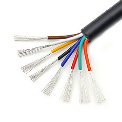 Кабель сигнальный UL2464 8х26AWG (7*0.16) ПВХ черный
