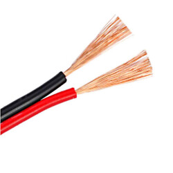 Кабель силовой RVB 2x6mm2 (84*0.3mm) черный+красный
