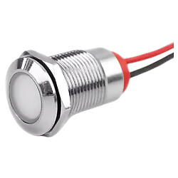Индикатор антивандальный 12F-D-12-24VW-L White LED