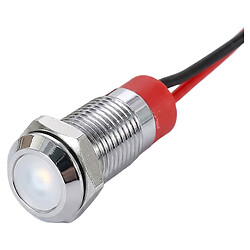 Индикатор антивандальный 8F-D-12-24VW-L White LED