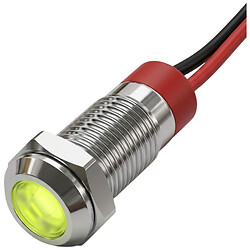 Індикатор антивандальний 8F-D-12-24VY-L Yellow LED