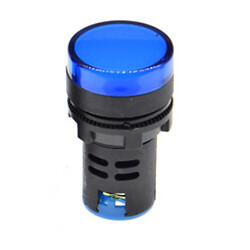 Индикаторная лампа AD16-22DS Blue 22-DC.AC 12V PTEN