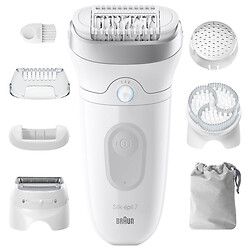 Эпилятор Braun Silk-epil 7 SE 7-060, Белый