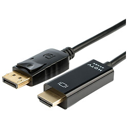 Кабель Atcom DisplayPort - HDMI, 3.0 м., Черный