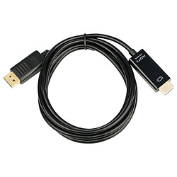 Кабель Atcom DisplayPort - HDMI, 5.0 м., Чорний