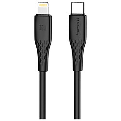 USB кабель ColorWay CW-CBPDCL094-BK Apple iPhone SE 2022 / iPhone 14 Pro Max / iPhone 14 Plus / iPhone 14 Pro / iPhone 14 / iPhone 13 Pro / iPhone 13 Mini / iPhone 13 / iPhone 13 Pro Max / iPhone 12 Mini / iPhone 12 Pro Max, Lightning, 1.0 м.