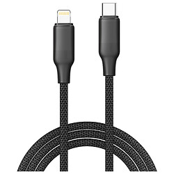 USB кабель ColorWay CW-CBPDCL102-BK Apple iPhone SE 2022 / iPhone 14 Pro Max / iPhone 14 Plus / iPhone 14 Pro / iPhone 14 / iPhone 13 Pro / iPhone 13 Mini / iPhone 13 / iPhone 13 Pro Max / iPhone 12 Mini / iPhone 12 Pro Max, Lightning, 2.0 м., Черный