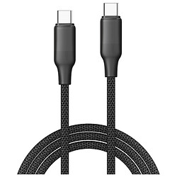 USB кабель ColorWay CW-CBPDCC102-BK, Type-C, 2.0 м., Чорний