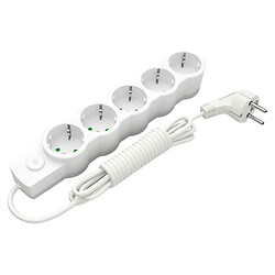 Сетевой удлинитель Electrum C-ES-1547, 3.0 м., Белый