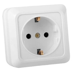Розетка ELM Simply OD-10E, Белый