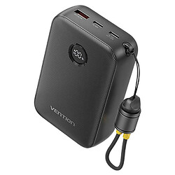 Портативна батарея (Power Bank) Vention FKBB0-C, 20000 mAh, Чорний
