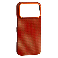 Чехол (накладка) Apple iPhone 17 Pro Max, KEVLAR, MagSafe, Brick Pattern Orange, Оранжевый