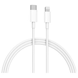 USB кабель Xiaomi Mi Apple iPhone SE 2022 / iPhone 14 Pro Max / iPhone 14 Plus / iPhone 14 Pro / iPhone 14 / iPhone 13 Pro / iPhone 13 Mini / iPhone 13 / iPhone 13 Pro Max / iPhone 12 Mini / iPhone 12 Pro Max / iPhone 12 Pro, Lightning, 1.0 м., Білий