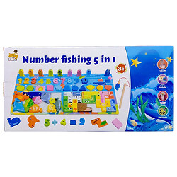 Деревянная игрушка "5в1", в коробке 45,5x23x4 см, Країна Іграшок
