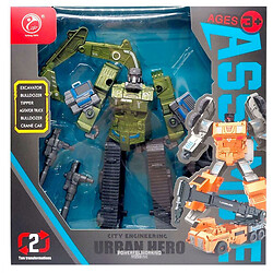 Робот "Urban Hero", стройтехника, YuTeng Toys