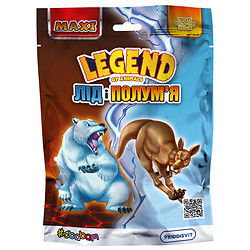 Стретч-іграшка у вигляді тваринного серії "LEGEND OF ANIMALS МАКСІ: ЛЬОД І ПЛУМ", мікс, Sbabam