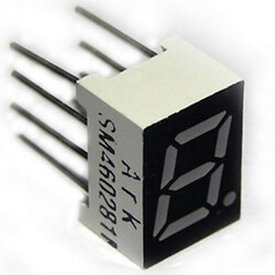 Индикатор 1 разряд 0.28" Зеленый, анод, черный фон KL2811-BSG