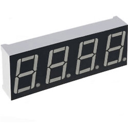Индикатор 4 разряда 0.56" Красный, анод, черный фон KL-5641-BSR