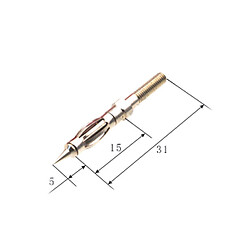 Наконечник щупа сменный Zjmling банан 4мм, резьба M3
