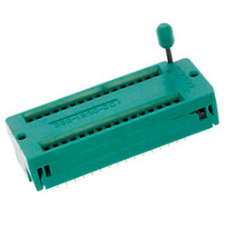 SDIP 32 ZIF TEXTOOL Socket, шаг выводов 1,778mm
