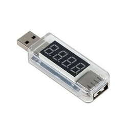 USB вольт-амперметр Charger Doctor прямой 3.3-7V 3A