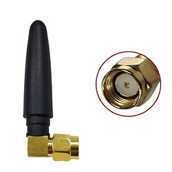 Антенна GSM 900/1800MHz RP-SMA Male Угловая L=51mm 1-3dbi v2