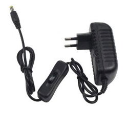 Блок питания 24V 1A plug 5.5x2.5mm + выключатель