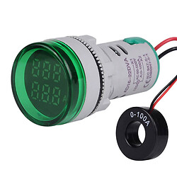 Вольтамперметр щитовий AD16-22BVA (AD16-22DVA) зелений 60-500VAC 0-100A