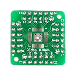 Плата макетная переходник QFN44/48-DIP шаг 0.5мм