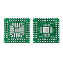 Плата макетная переходник QFP64-32-DIP шаг 0.5/0.8мм