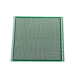 Плата односторонняя макетная 10cmX10cmX1,6mm шаг 2,54мм маска двустор