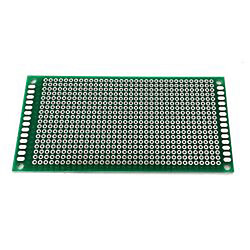 Плата односторонняя макетная 5cmX10cmX1,6mm шаг 2,54мм маска двусторон