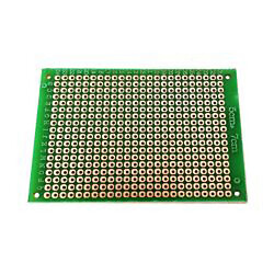 Плата односторонняя макетная 5cmX7cmX1,6mm шаг 2,54мм маска односторон