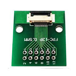 Плата печатная с разъемом FFC/FPC-12P шаг 0.5mm