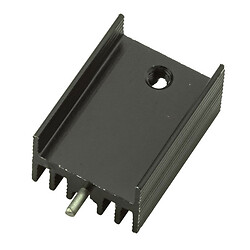 Радиатор алюминиевый 21*15*11MM aluminum heat sink BLACK 1-pin