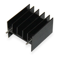 Радиатор алюминиевый 25*23*16MM D25 aluminum heat sink 2-pin