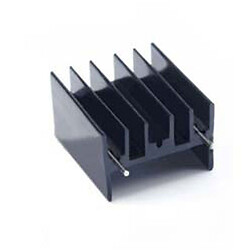 Радиатор алюминиевый 25*24*16MM TO-220 BLACK (with pins)