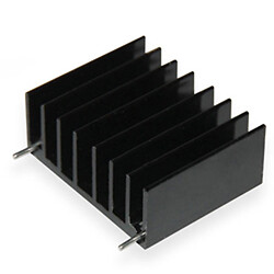 Радиатор алюминиевый 30*37*15MM aluminum heat sink BLACK 2-pin
