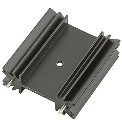 Радиатор алюминиевый 38*34*12MM TO-220 BLACK (with pins)